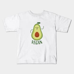 Vegan Avocado Kids T-Shirt